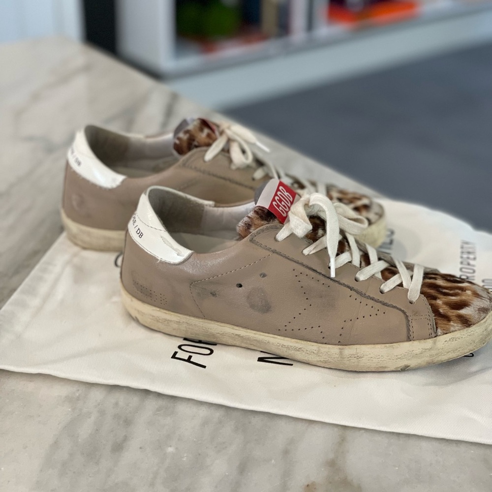 Golden Goose Superstar Leather Sneakers